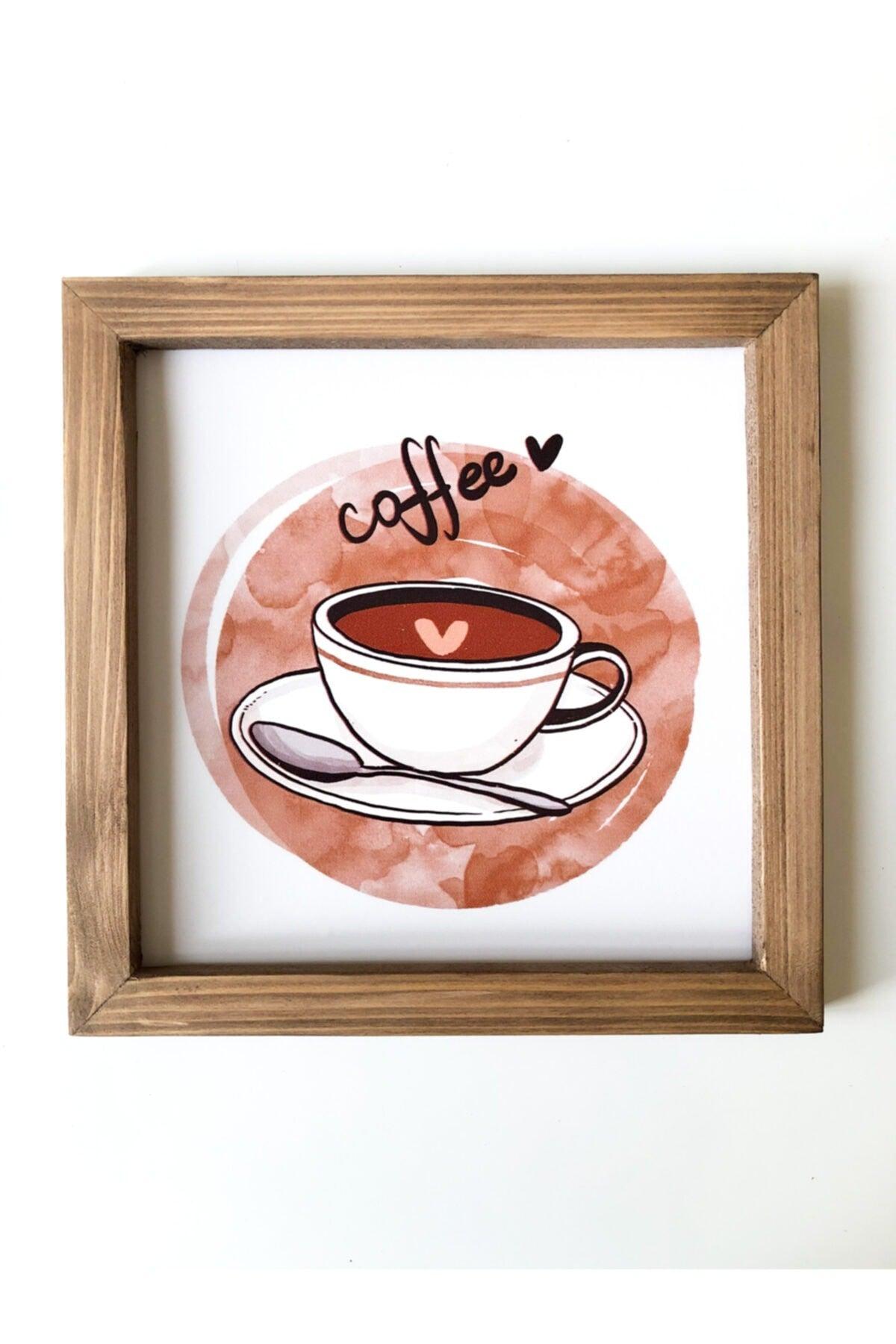 Coffee Corner Cup Wooden Frame - Swordslife