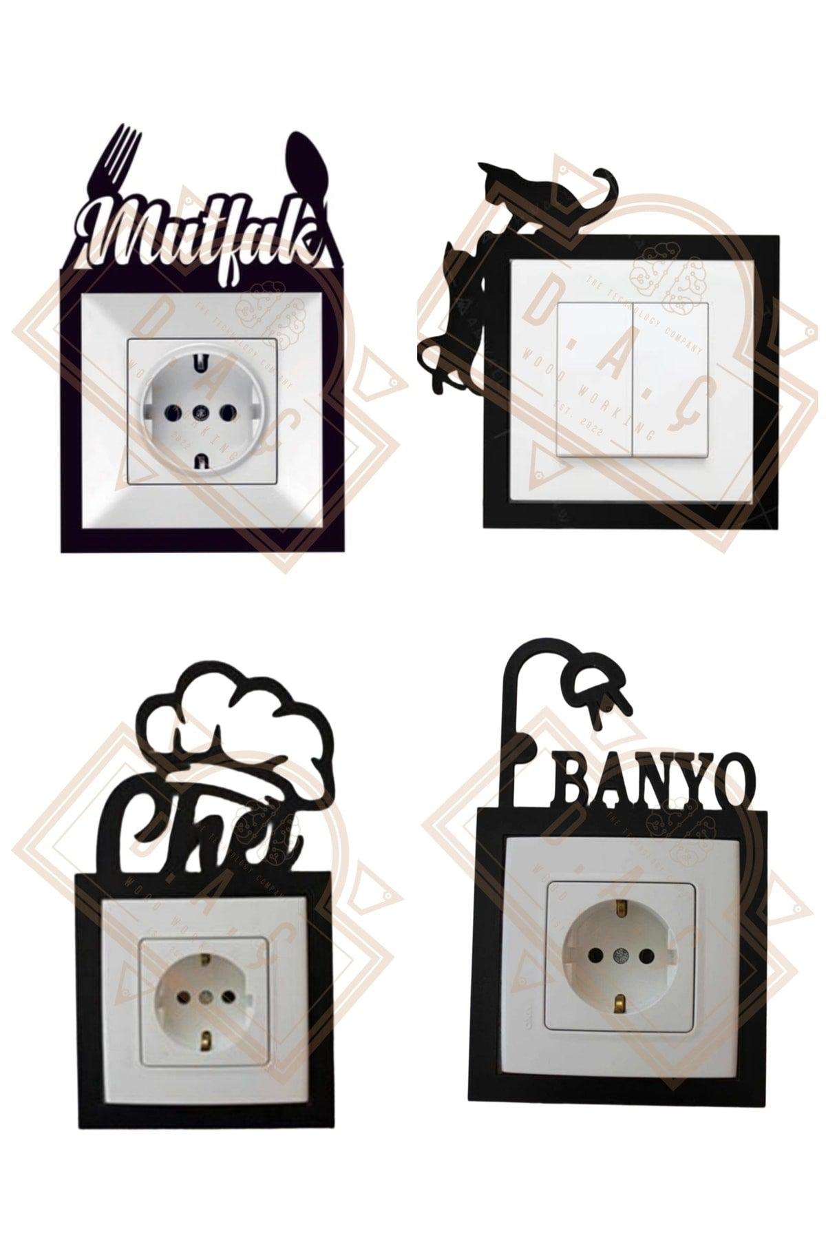 4 Pieces Socket Frame Decoration with Campaign - Swordslife