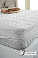 Quilted Fitted Mattress Protector 200x200 - Swordslife