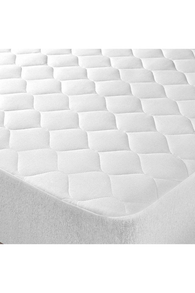 Quilted Mattress Protector 4 Layer Fiber Filled Fitted Bed Sheet - Swordslife