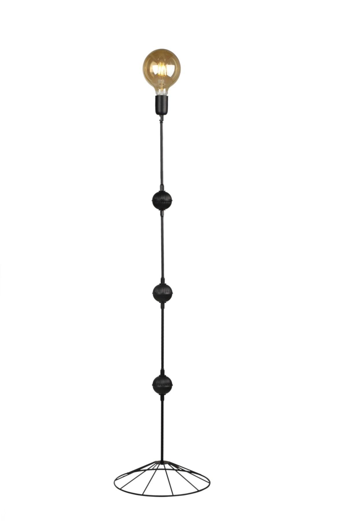 Karlos Floor Lamp Black - Swordslife