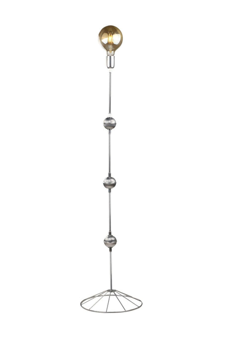 Karlos Floor Lamp Chrome - Swordslife