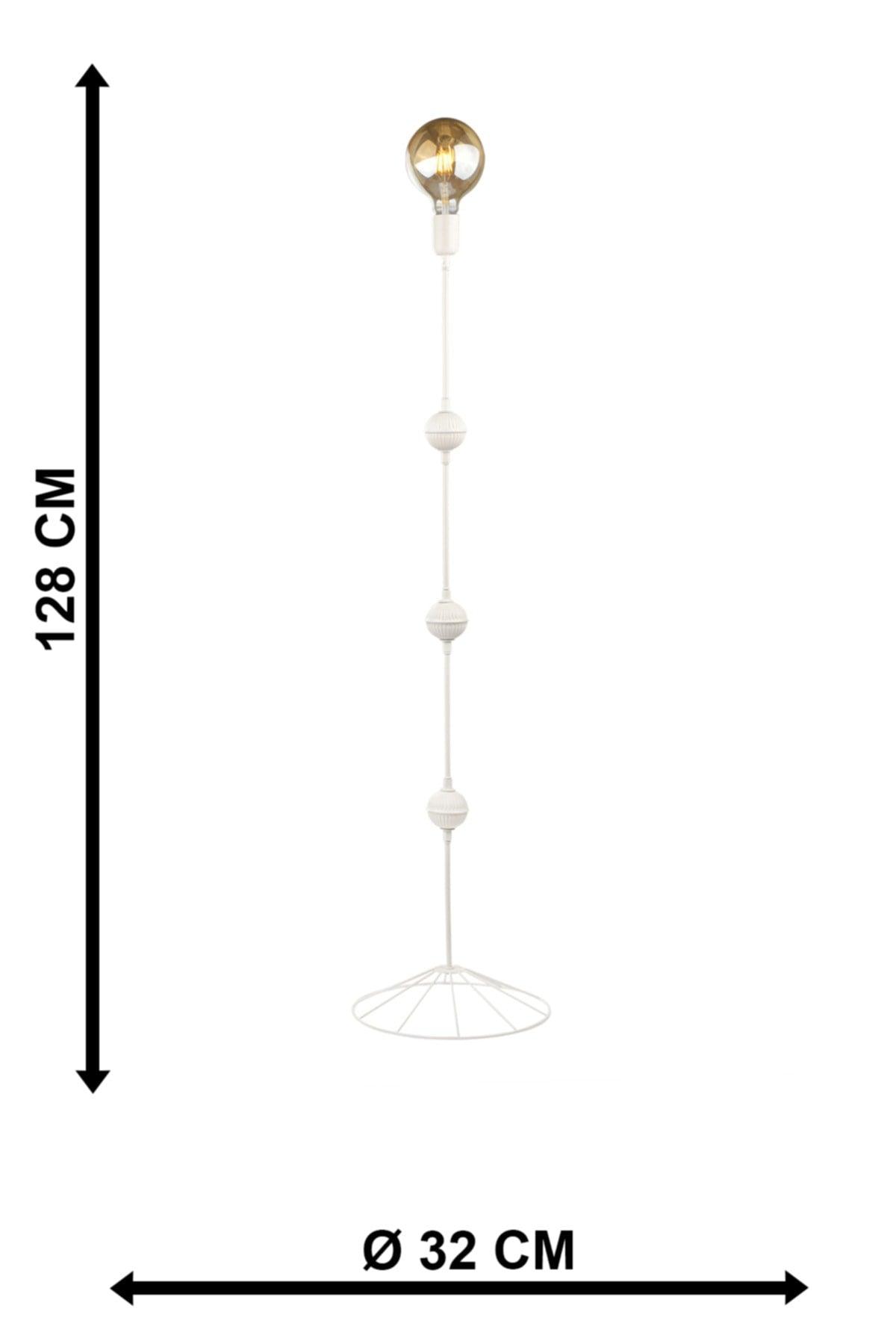 Karlos Floor Lamp White - Swordslife