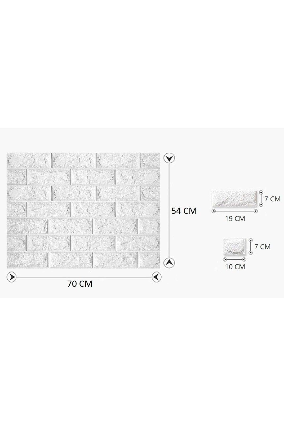 Self Adhesive Flexible Foam Wallpaper Panel 3d Dimensional Brick Pattern Nw100-70x54 - Swordslife