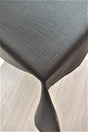 Linen Look Stain Resistant Anthracite Table Cloth - Swordslife