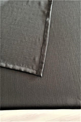 Linen Look Stain Resistant Anthracite Table Cloth - Swordslife