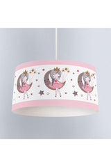 Children's Room Pendant Chandelier Aykız Patterned - Lampshade Chandelier - Swordslife