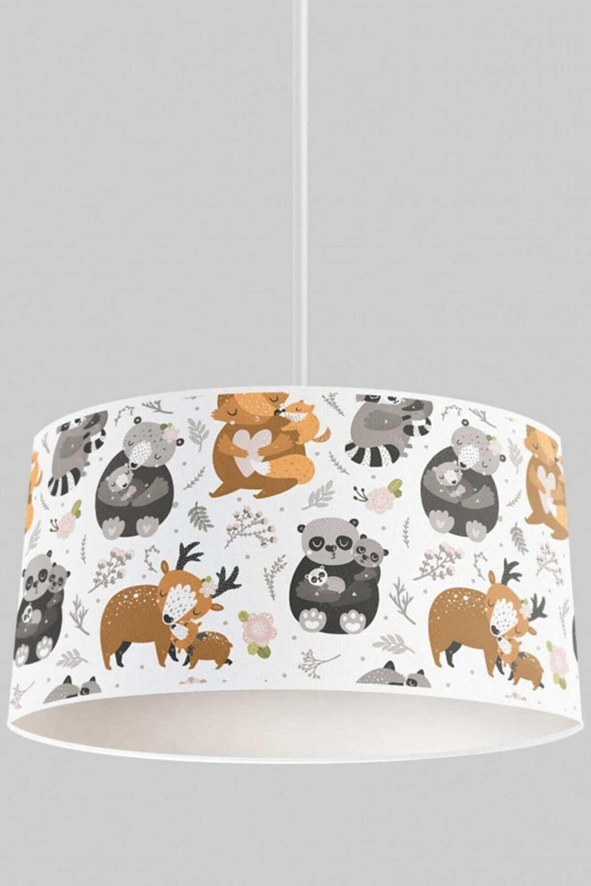 Kids Room Pendant Lamp Chandelier Decor Printed Chandelier Kids Room Themed - Swordslife