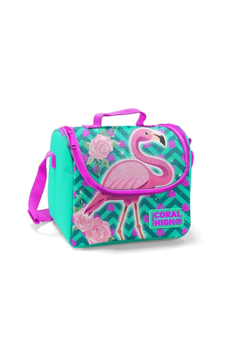 Kids Water Green Flamingo Patterned Thermo