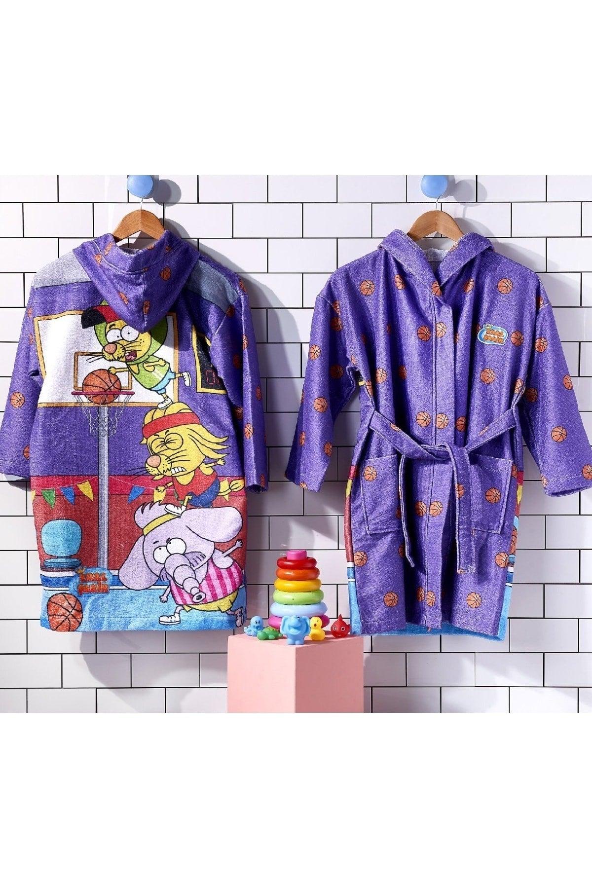 Kral Şakir - Basket - Licensed Children's Bathrobe