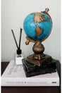 World Globe Atlas Statue with Book - Swordslife