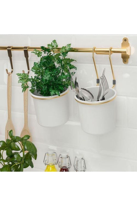 Kitchen Rail Gold Color 80 Cm Meridyendukkan Kitchen Hanger Rail Kitchen Decoration-steel - Swordslife