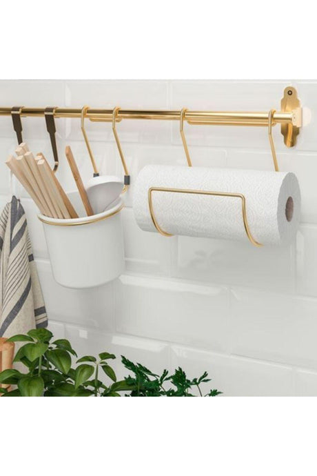 Kitchen Rail Gold Color 80 Cm Meridyendukkan Kitchen Hanger Rail Kitchen Decoration-steel - Swordslife