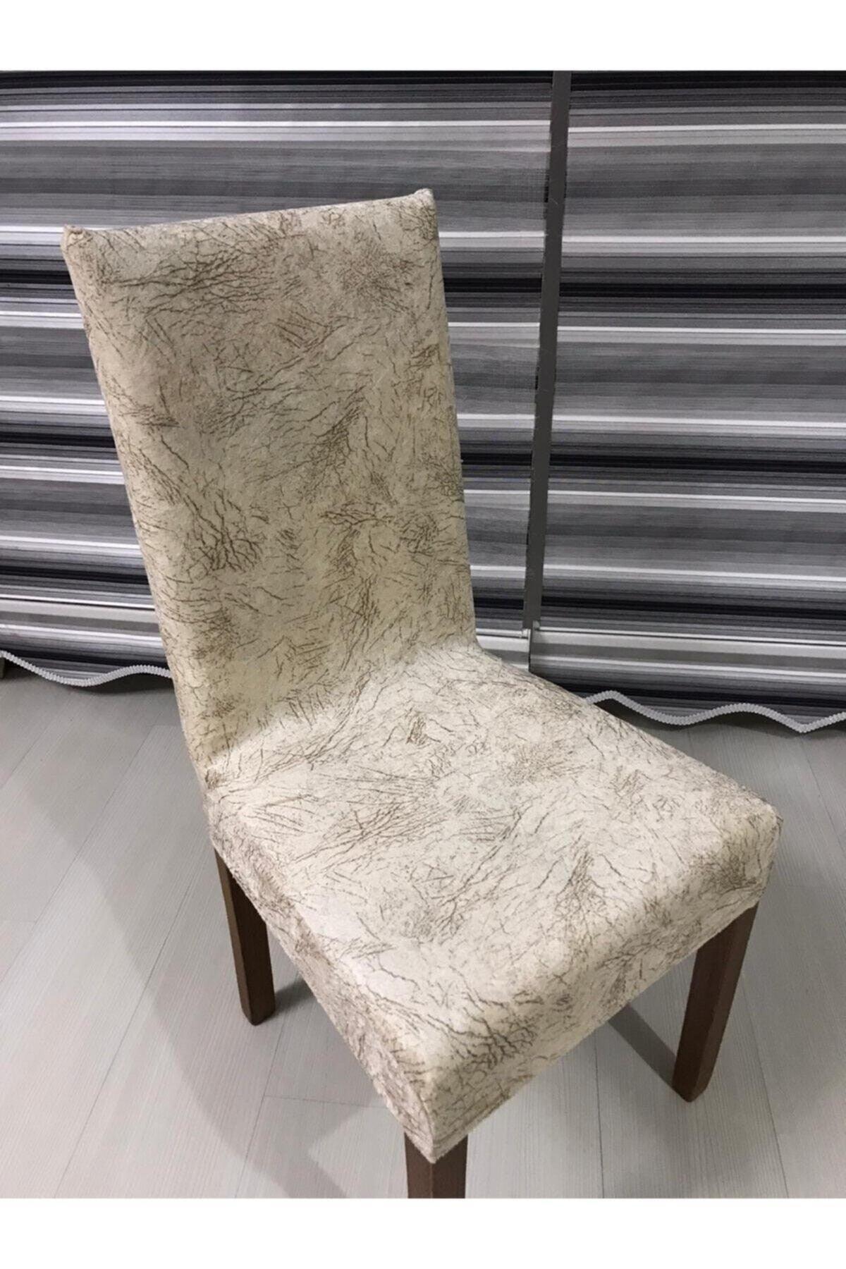 cream color 6-seat chair cover - Swordslife