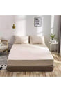 Cream Colored 100% Cotton Combed Cotton Single/Double Elastic Bed Sheet (7 DIFFERENT SIZES) - Swordslife