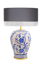 Kty-srm01 Blue Blanc Ceramic Lampshade - Gray Anthracite - Swordslife