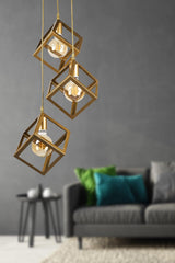 Cube 3rd Tumbled Chandelier - Swordslife