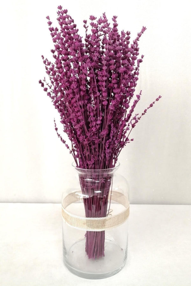 Dry Flower Shocked No Shedding True Pink Lavender Bunch - Swordslife