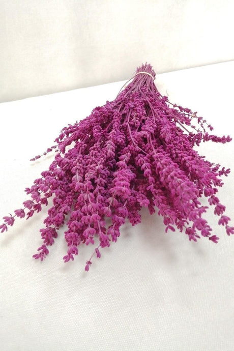 Dry Flower Shocked No Shedding True Pink Lavender Bunch - Swordslife