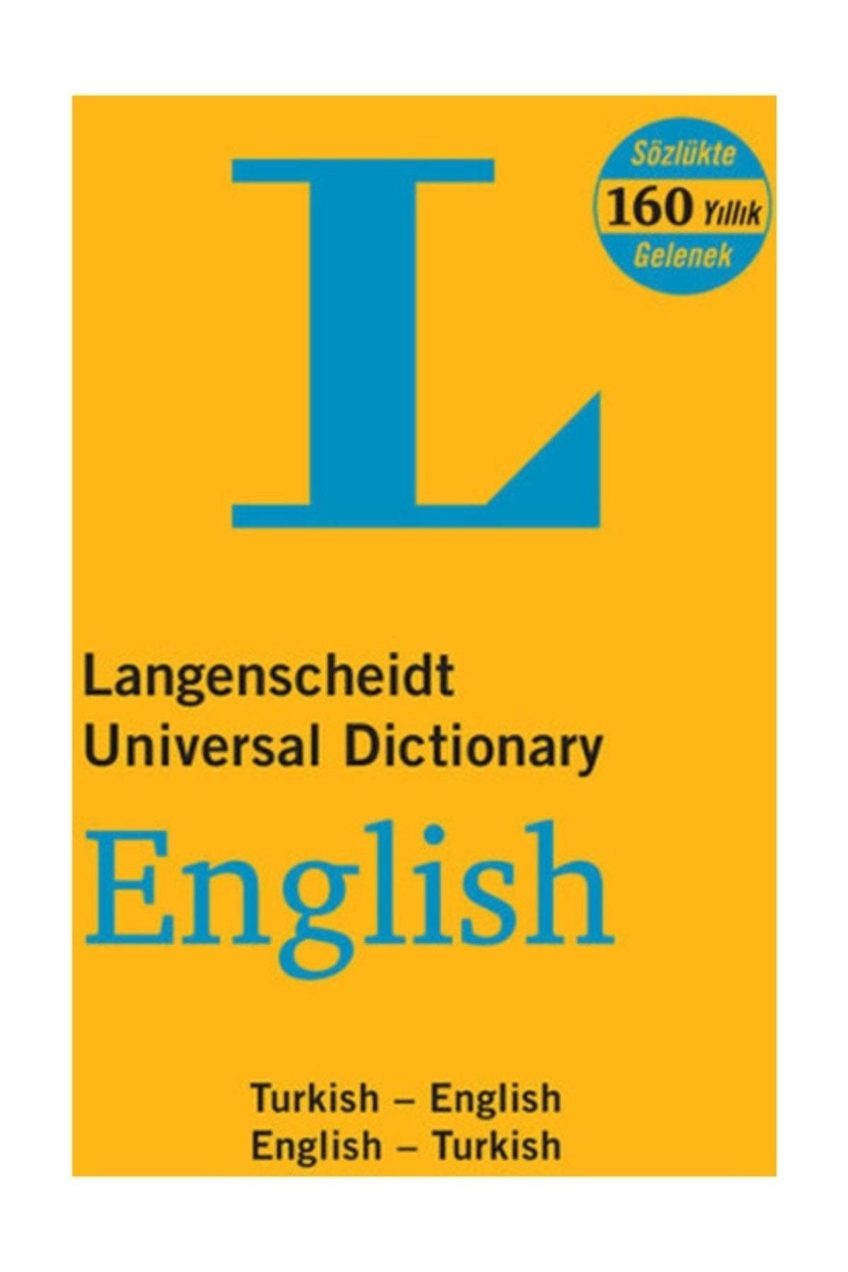 Langenscheidt's Universal Dictionary English - Turkish / Turkish - English HJ Kornrumpf - Swordslife