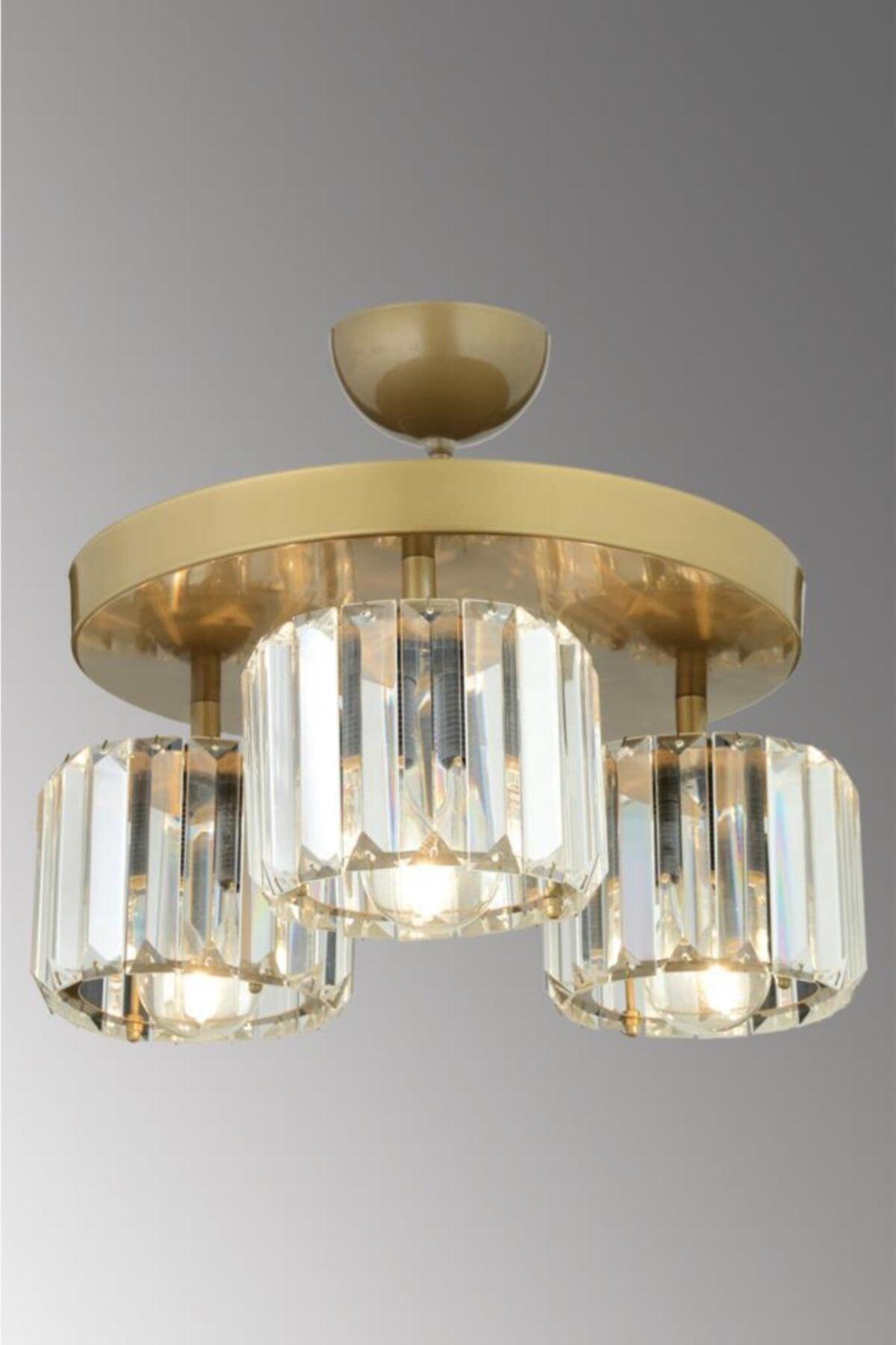 Lara 3-Piece Antique Yuv.y-10 Crystal Stone Chandelier - Swordslife