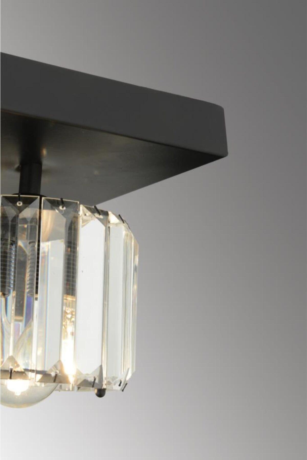 Lara 4-Set Black Y-10 Crystal Stone Chandelier - Swordslife