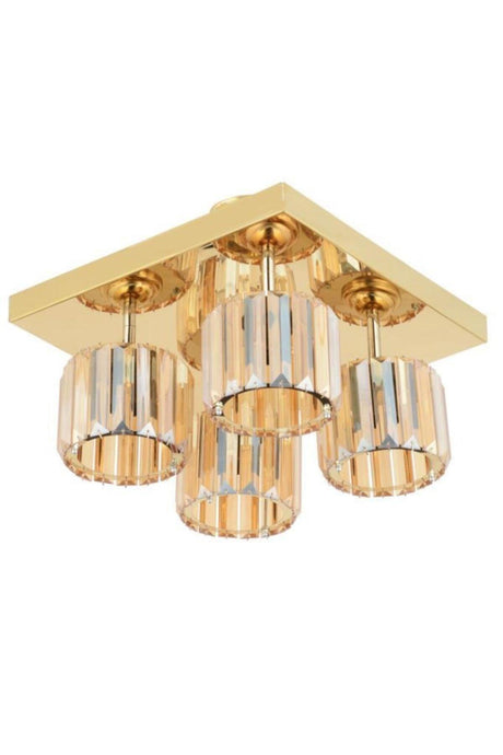 Lara 4-Set Gold Yellow Stone Sy-10 Chandelier - Swordslife