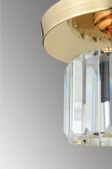 Lara Single Gold Y-10 Crystal Stone Chandelier - Swordslife