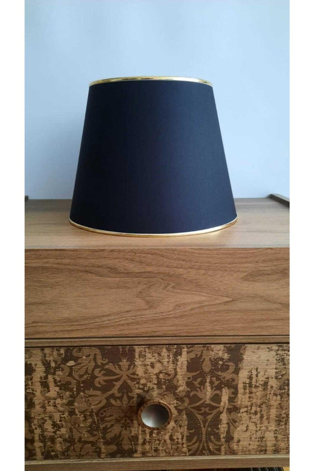 Large Size Conical Shaped Replacement Lampshade Floor Lamp Cap Black Fabric Head - Swordslife