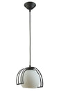 Larissa Black Case Glass Pendant Lamp Single Chandelier - Swordslife