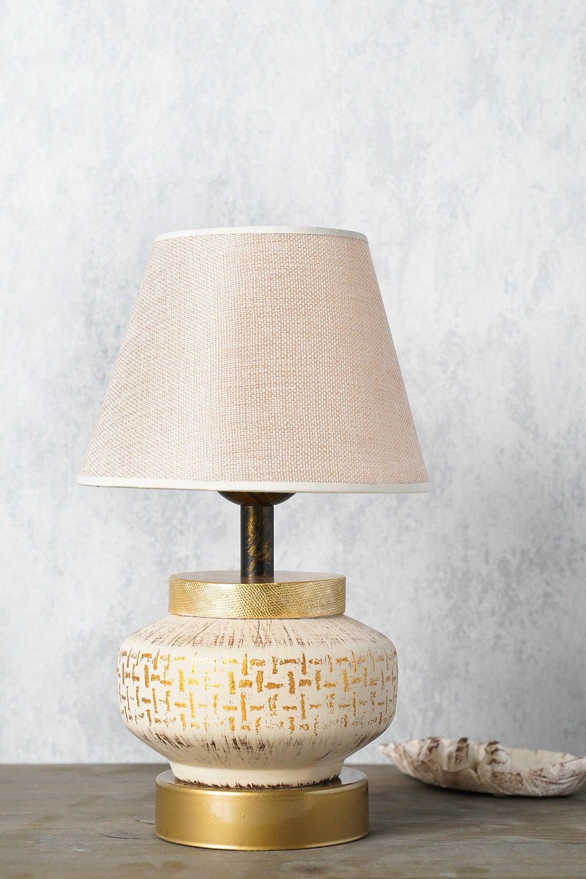 Larmes Lampshade Cream Gold - Swordslife