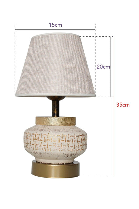 Larmes Lampshade Cream Gold - Swordslife