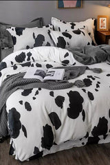 Elastic Bed Linen Duvet Cover Set Single Dalmatian Gray Dalmatiangray - Swordslife