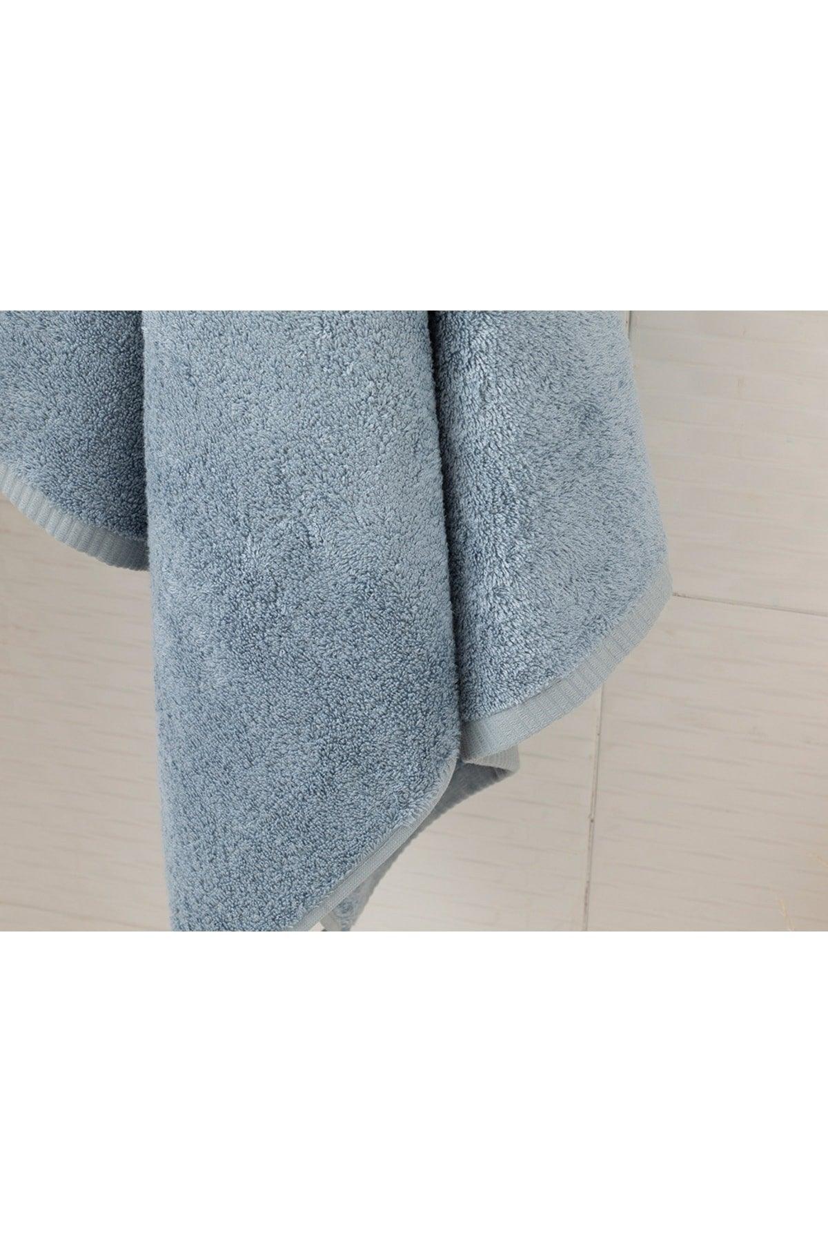 Leafy Bamboo Bath Towel 70x140 Cm Indigo - Swordslife