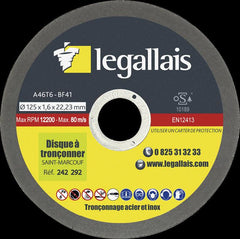 LEGAL LA Metal l cutting wheel /125x1x22 / VE:25 - Swordslife