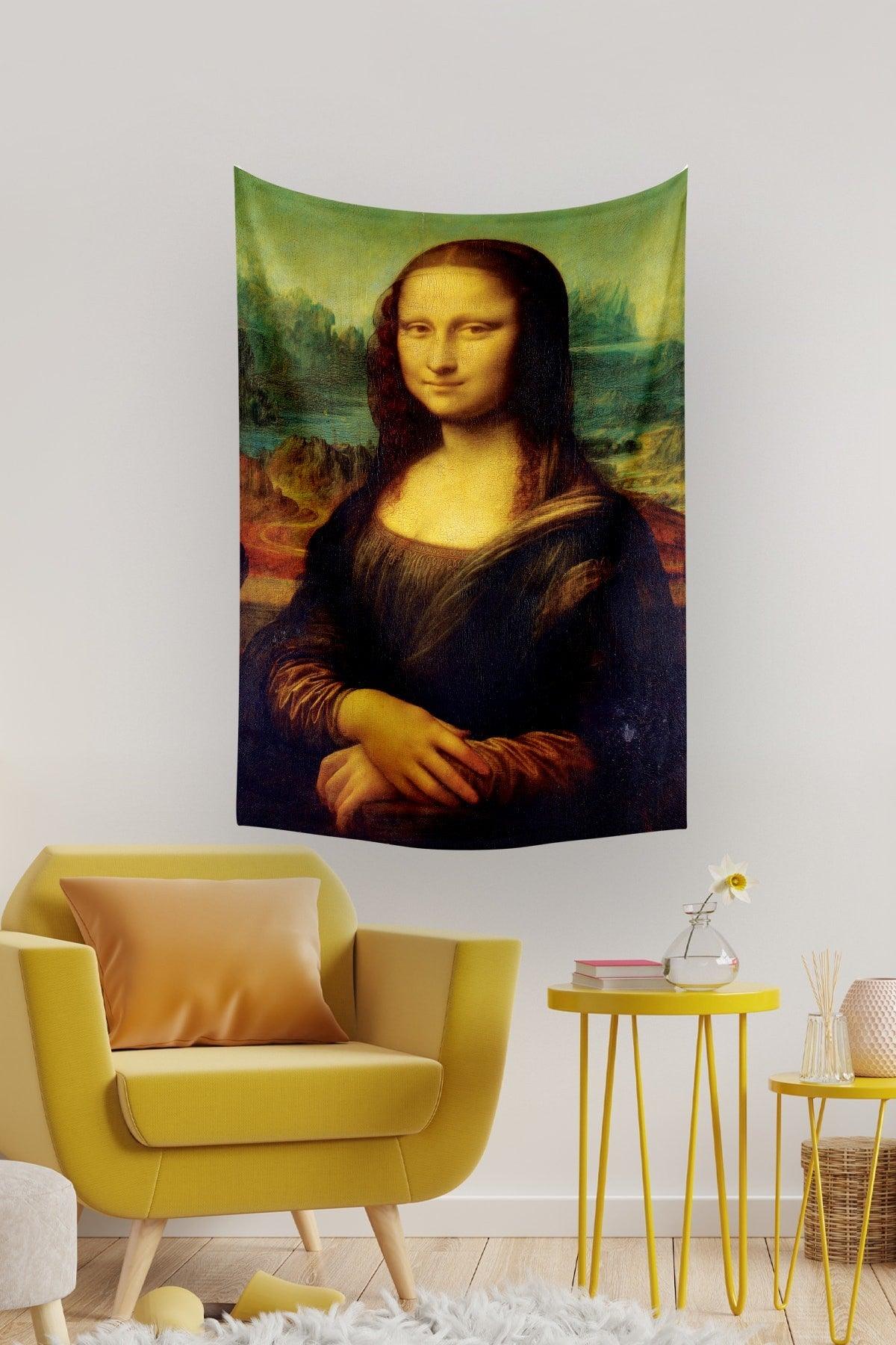 Leonardo Da Vinci Mona Lisa Wall Covering Carpet 140x100 Cm-70x100 Cm - Swordslife