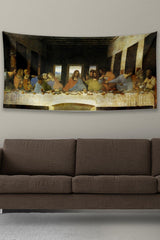 Leonardo Da Vinci The Last Supper Wall Covering Rug 70x140 Cm - Swordslife