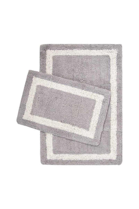 Liberte Bath Mat 2 Pack Gray 40x60+60x90 - Swordslife