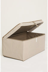 Covered Multi-Purpose ( Laundry-storage-organization etc.) Storage Bag, Box Mega 60x40x30 - Brown 6272-41 - Swordslife