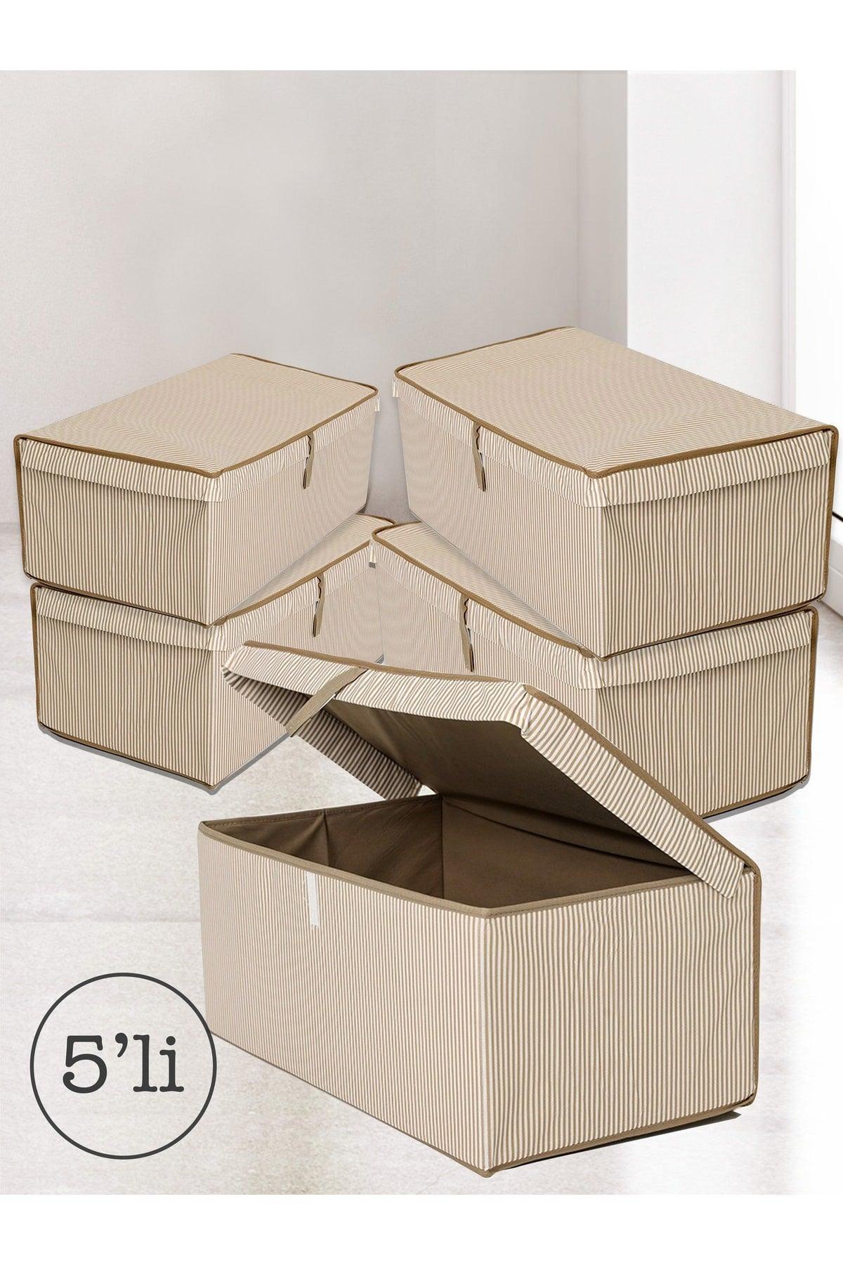 Covered Multi-Purpose ( Laundry-storage-organization etc.) Storage Bag, Box Mega 60x40x30 - Brown - Swordslife