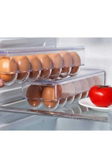 Covered Refrigerator Egg Cup Organizer - Swordslife