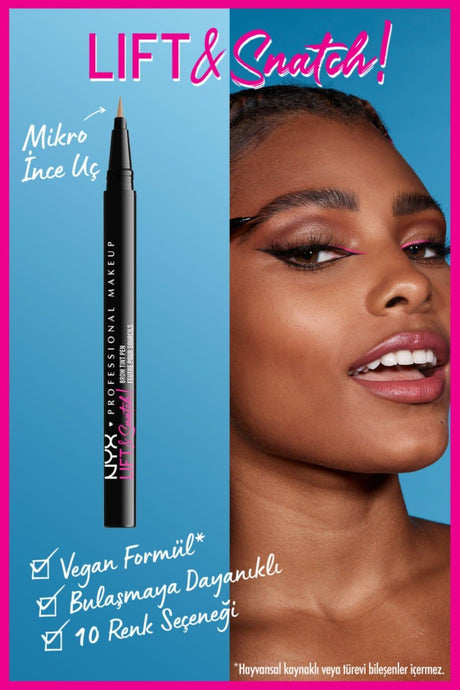 Lift & Snatch! Brow Tint Pen Black - Brow