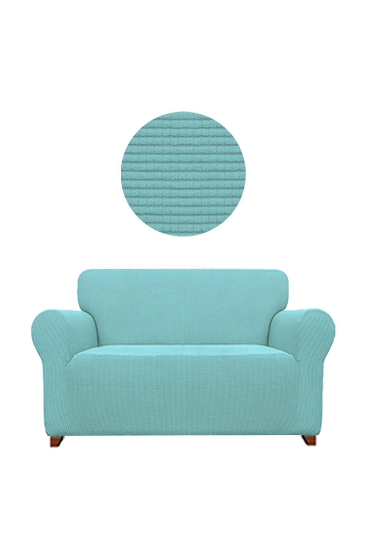 Lycra Armchair, Sofa, Sofa Cover 2 Person Seat Cover Elastic, Pitikare Pattern - Swordslife