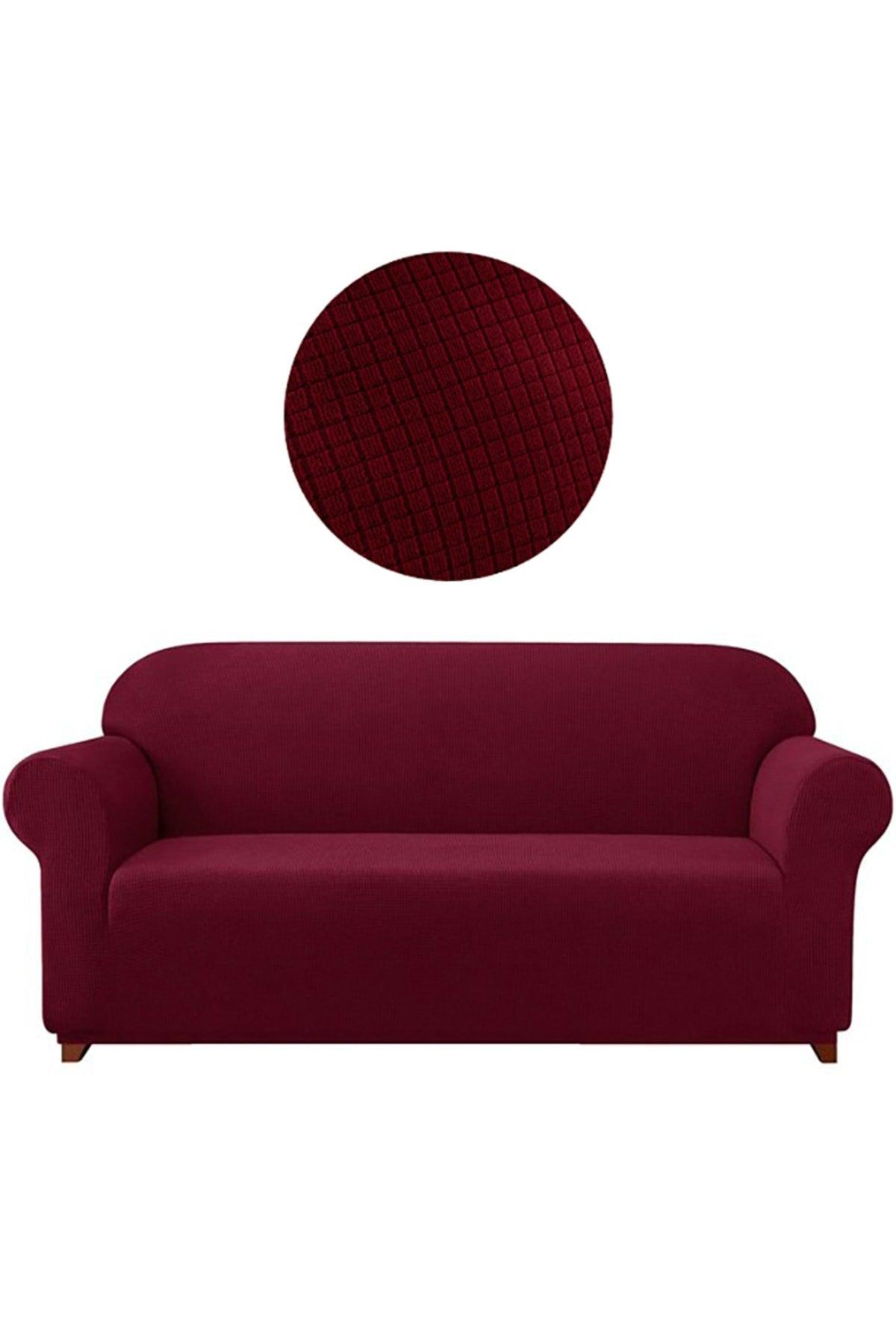 Lycra Armchair, Sofa, Sofa Cover 3 Person Seat Cover Elastic, Pitikare Pattern - Swordslife