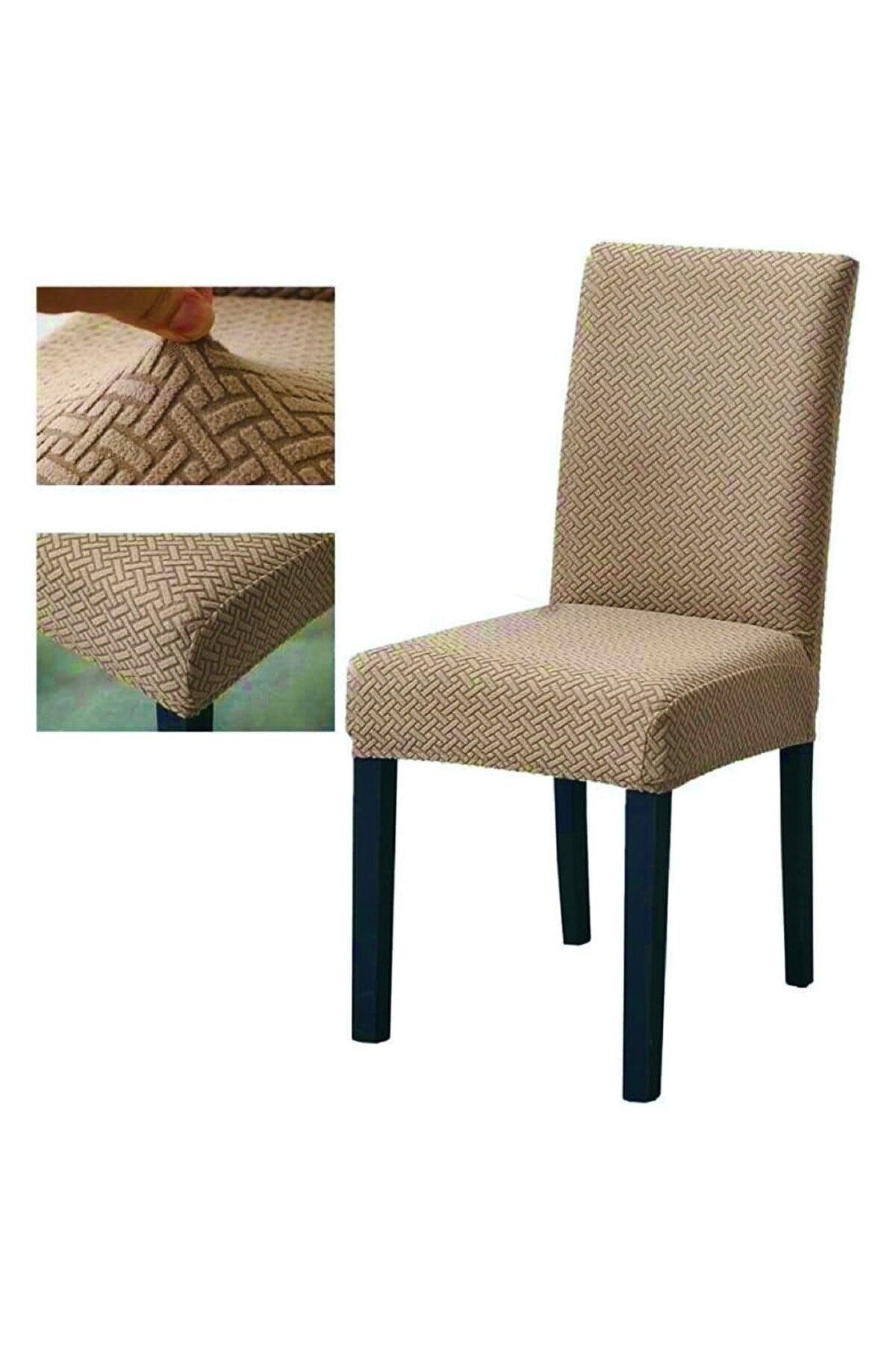 Lycra Fabric Patterned Chair Cover, Elastic, Flexible, High Quality Chair Cover 1 Piece - Swordslife