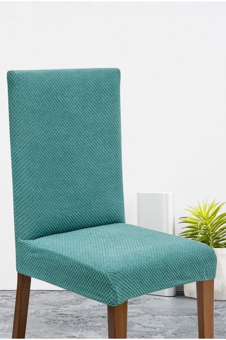 Lycra Washable 4-Seat Chair Cover | Chair Cover Turquoise - Swordslife