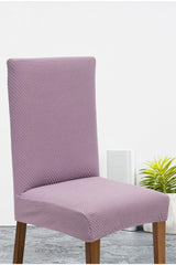 Lycra Washable Single Chair Cover | Chair Cover Lilac - Swordslife