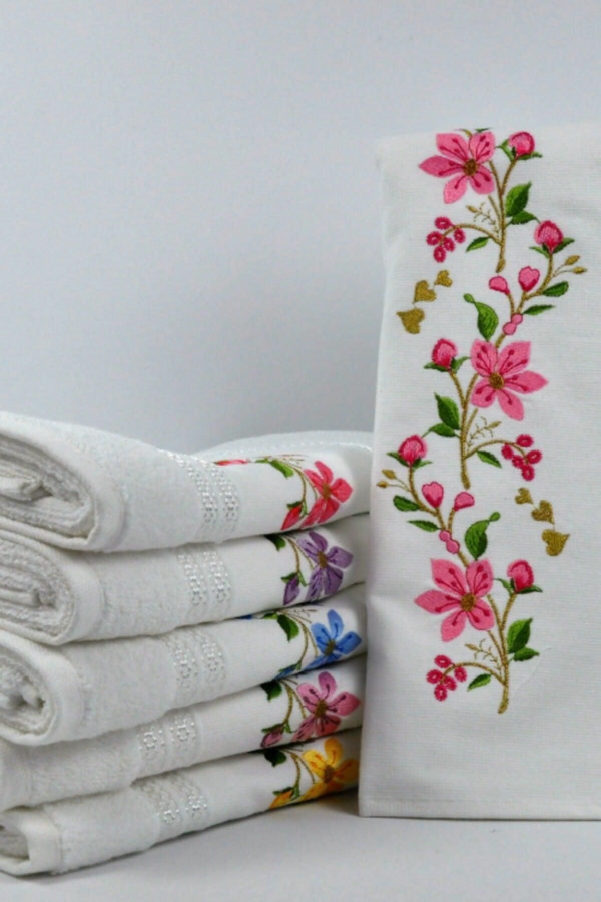 Lily Embroidery Meltem 6 Pcs 100% Cotton