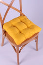 Lina Pofidik Yellow Chair Cushion Specially Stitched Laced 40x40cm - Swordslife