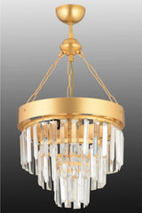 Linda 30 Gold Luxury Crystal Stone Chandelier - Swordslife